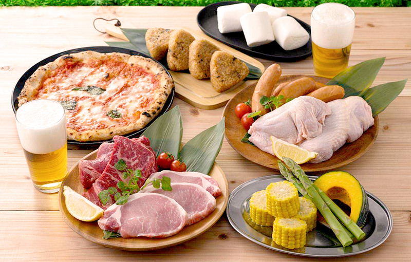 肉好き集合！3種メガ盛りBBQコース