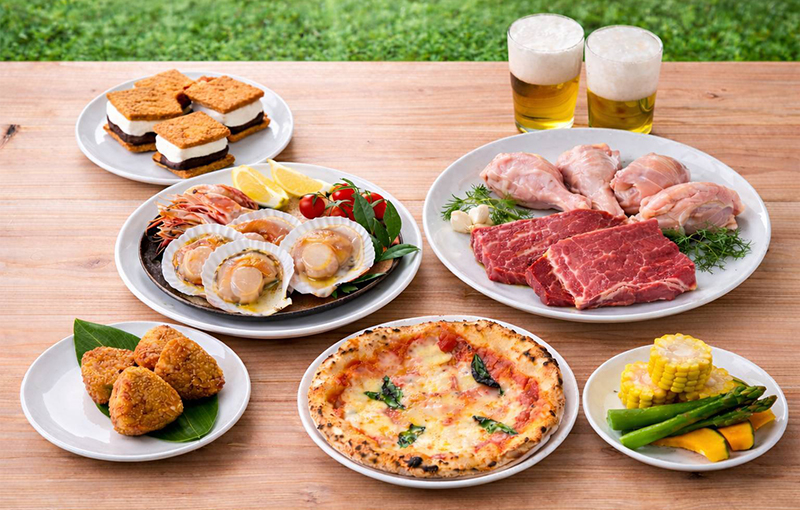 ご褒美×スモア体験 大人の彩りBBQコース